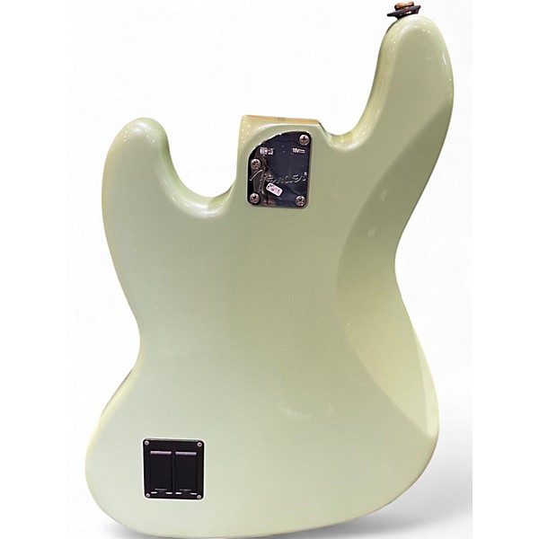 Used 2016 Fender Deluxe Active Jazz Bass V 5 String SURF PEARL Electric Bass Guitar