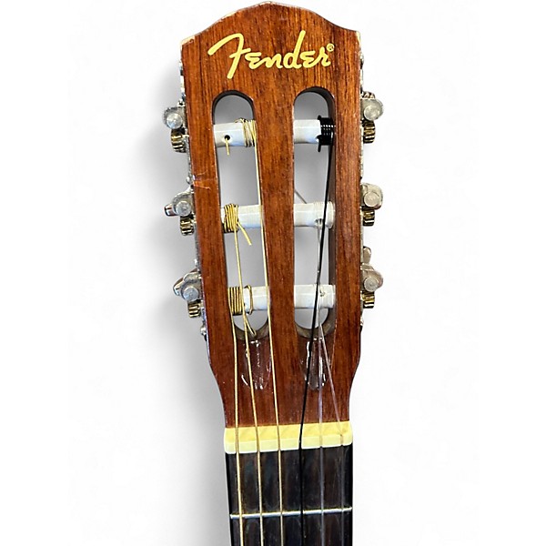 Used Fender CDN-110E Natural Classical Acoustic Electric Guitar
