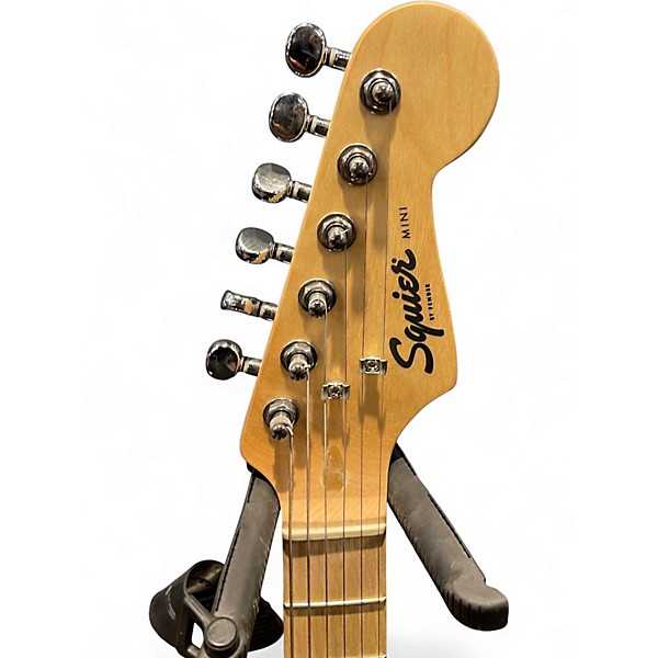 Used Squier Mini Affinity Stratocaster Alpine White Electric Guitar