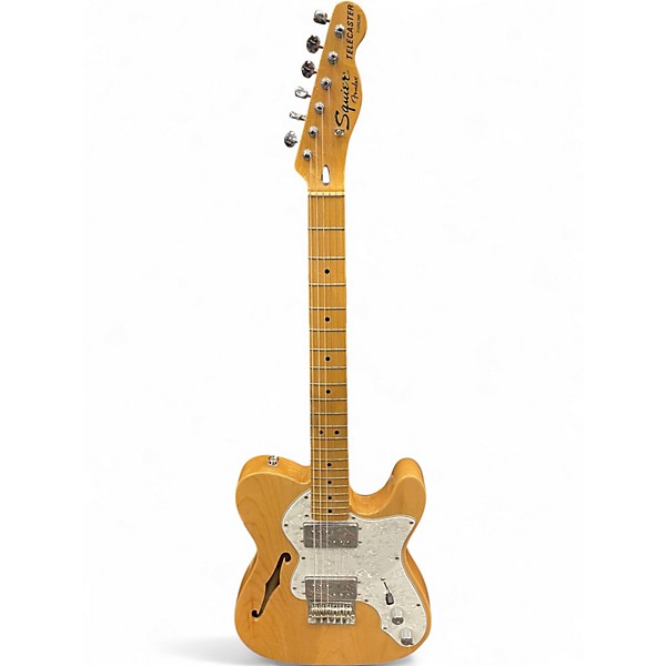 Used Squier Classic Vibe 70s Thinline Telecaster Natural Hollow Body Electric Guitar