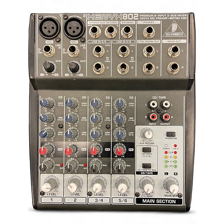 Behringer EUROPOWER PMP6000 20-Channel 1,600W Powered Mixer