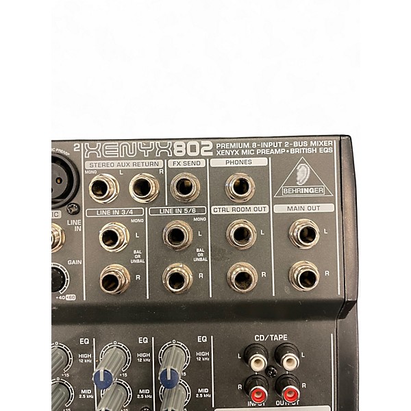 Used Behringer Xenyx 802 Powered Mixer