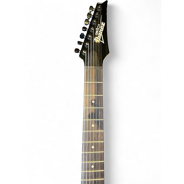 Used Ibanez GIO GRG7221QA BLACK SUNBURST Solid Body Electric Guitar