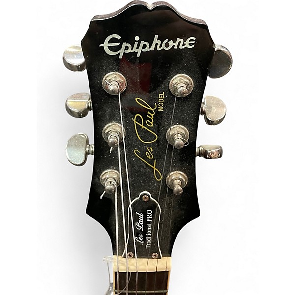 Used Epiphone Les Paul Traditional Pro Wine Red Solid Body Electric Guitar