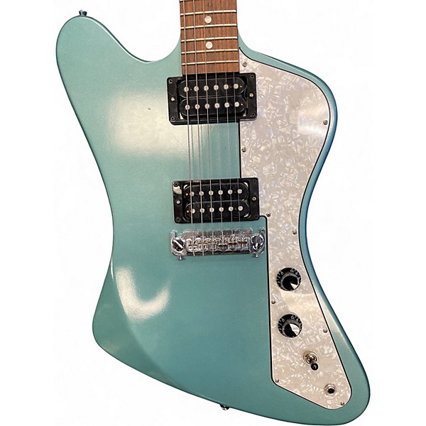 Used 2017 Gibson Firebird Zero TEAL Solid Body Electric Guitar