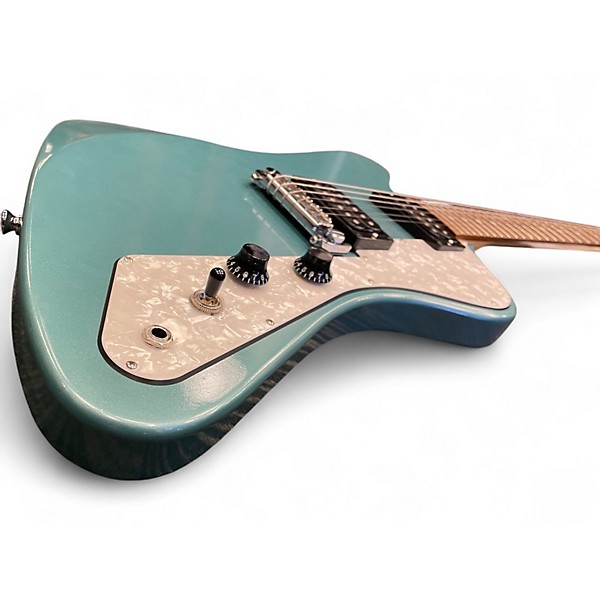 Used 2017 Gibson Firebird Zero TEAL Solid Body Electric Guitar