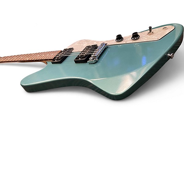 Used 2017 Gibson Firebird Zero TEAL Solid Body Electric Guitar