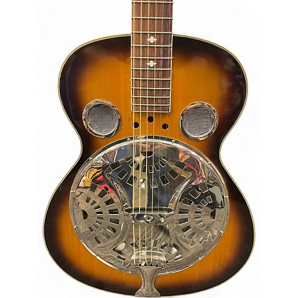 Used Johnson Round Neck Resonator 2 Tone Sunburst