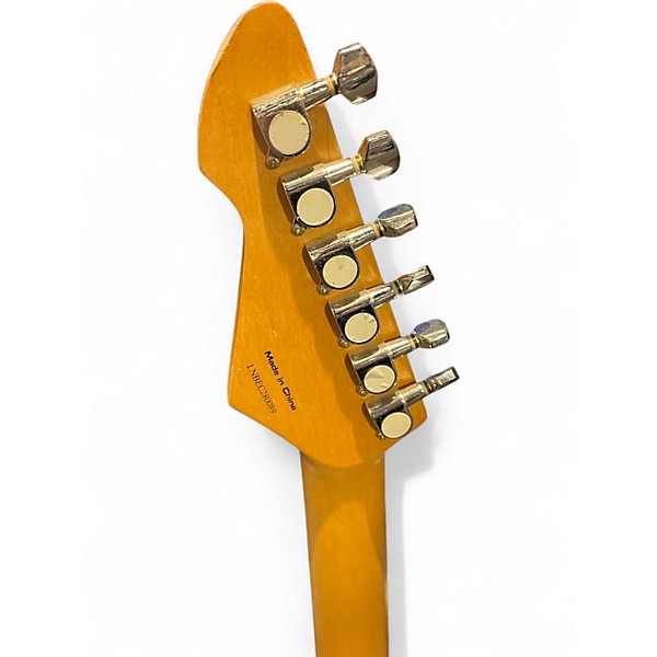 Used Peavey ROCKMASTER Black and White Solid Body Electric Guitar