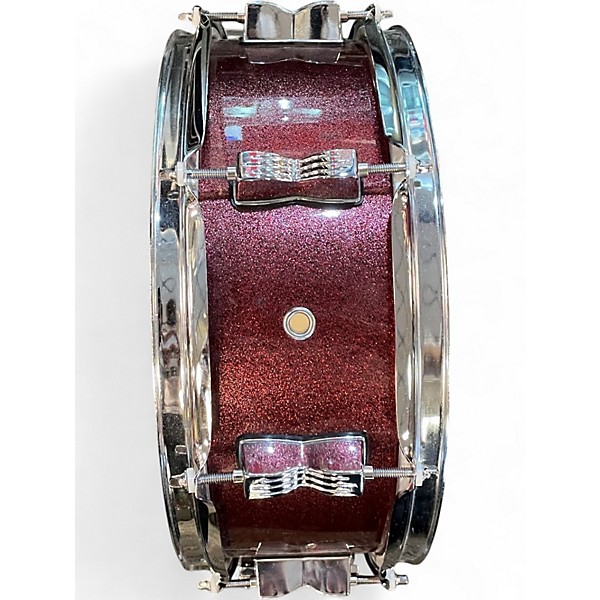 Used Ludwig 4 Piece Breakbeats By Questlove RED SPARKLE Drum Kit