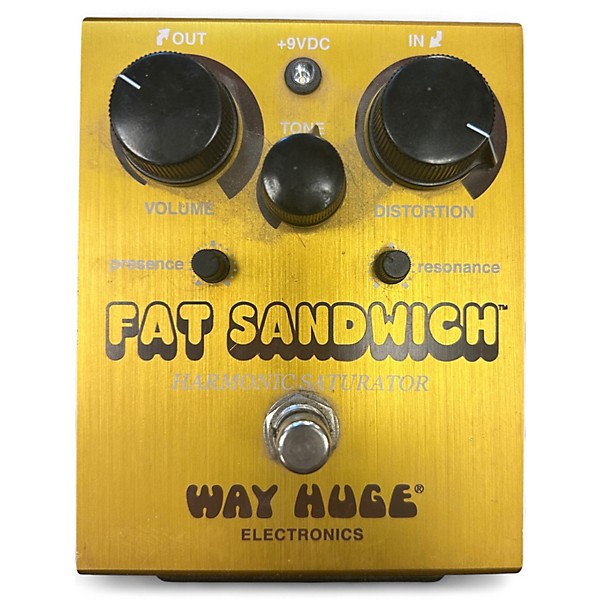 Used Way Huge Electronics WHE301 Fat Sandwich Harmonic Saturator Distortion Effect Pedal