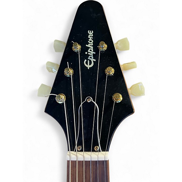 Used Epiphone 1958 Korina Flying V Korina Solid Body Electric Guitar