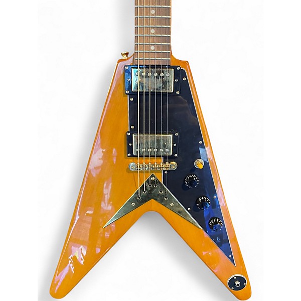 Used Epiphone 1958 Korina Flying V Korina Solid Body Electric Guitar