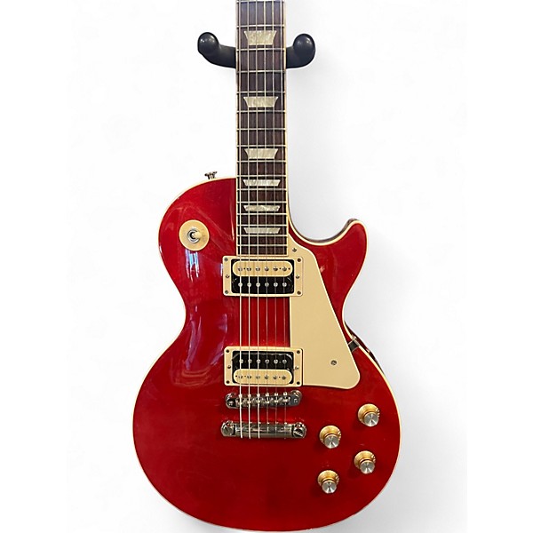 Used Gibson Les Paul Classic Cherry Red Solid Body Electric Guitar