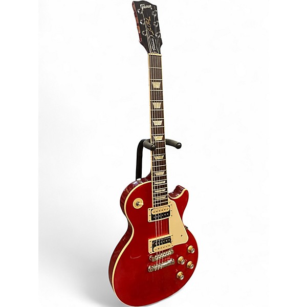 Used Gibson Les Paul Classic Cherry Red Solid Body Electric Guitar