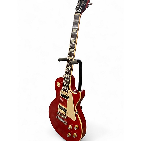 Used Gibson Les Paul Classic Cherry Red Solid Body Electric Guitar