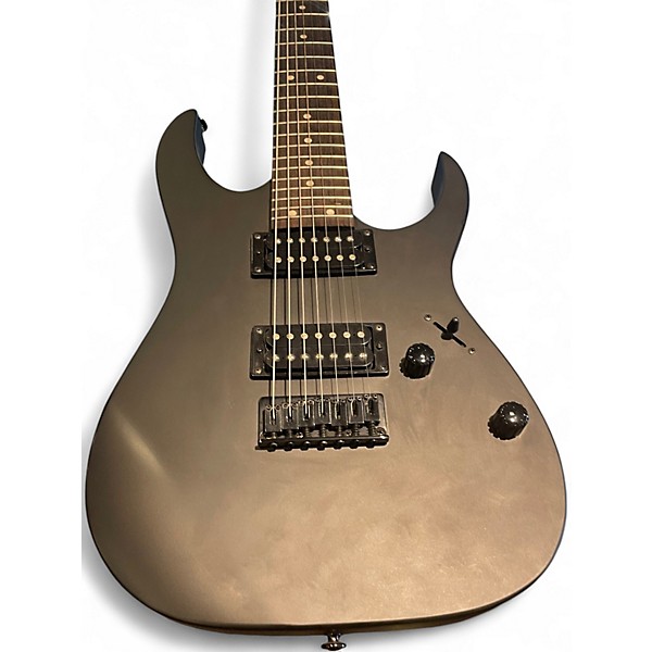 Used Ibanez Gio 7 String Matte Black Solid Body Electric Guitar