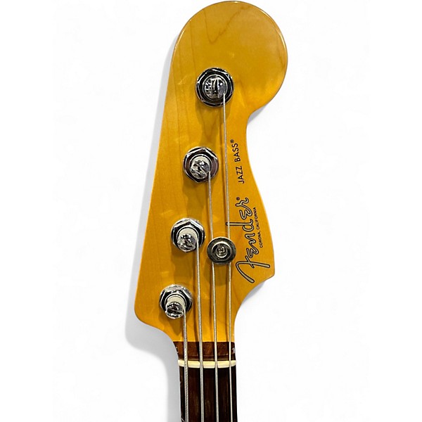 Used Fender American Professional II Jazz Bass Olympic White Electric Bass Guitar