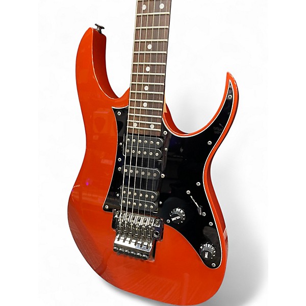 Used Ibanez RG655 PRESTIGE FIRESTORM ORANGE METALLIC Solid Body Electric Guitar