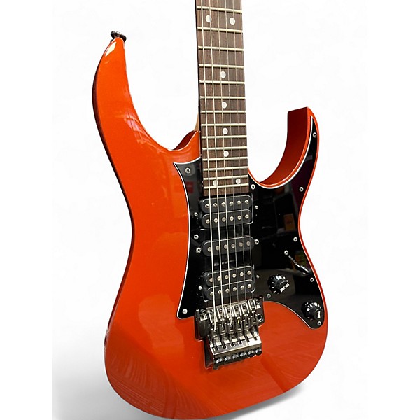Used Ibanez RG655 PRESTIGE FIRESTORM ORANGE METALLIC Solid Body Electric Guitar