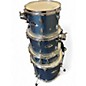 Used Pearl 5 Piece Export blue sparkle Drum Kit