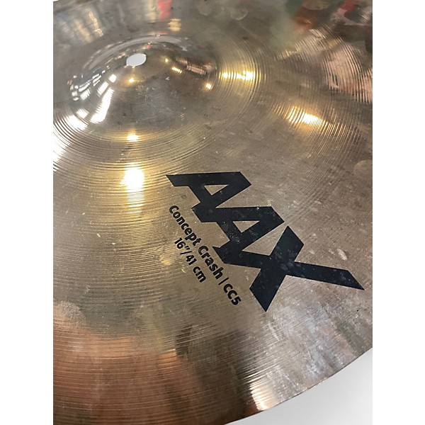 Used SABIAN 16in AAX Concept Crash Cymbal