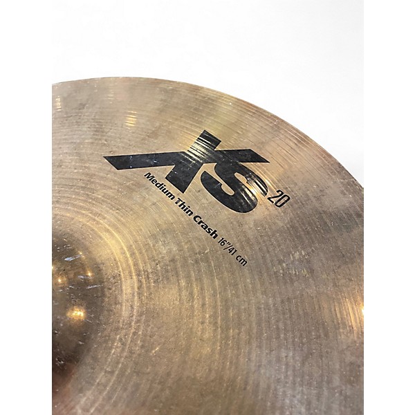 Used SABIAN 16in XS20 Medium Thin Crash Cymbal