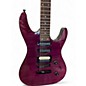 Used Kramer Striker Figured HSS Transparent Purple Solid Body Electric Guitar