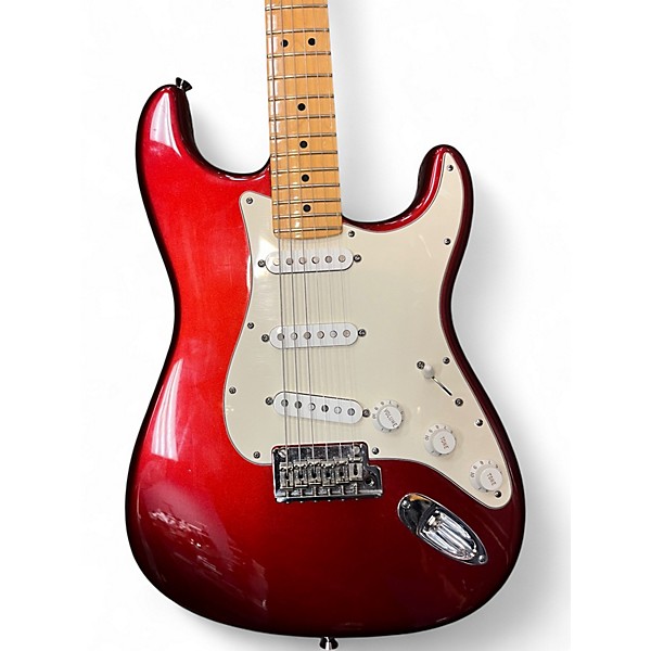 Used Fender American Standard Stratocaster Candy Apple Red Solid Body Electric Guitar