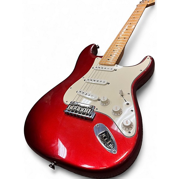 Used Fender American Standard Stratocaster Candy Apple Red Solid Body Electric Guitar