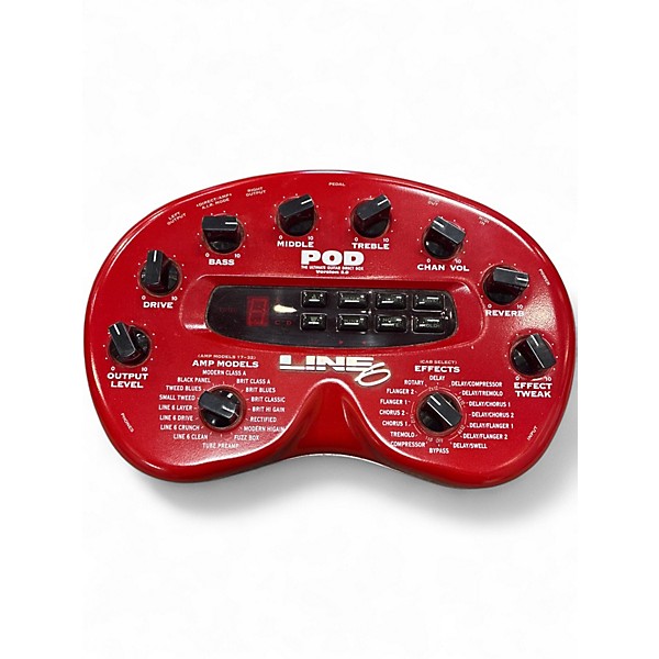 Used Line 6 Pod 2.0 Amp Modeler Effect Processor