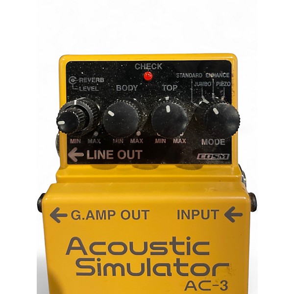 Used BOSS AC3 Acoustic Simulator Effect Pedal