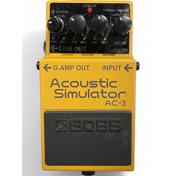 Used BOSS AC3 Acoustic Simulator Effect Pedal