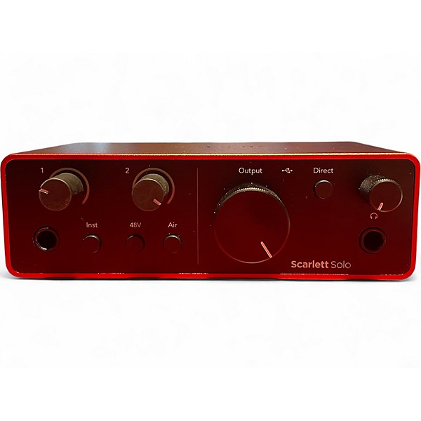 Used Focusrite SCARLET SOLO 4TH GEN Audio Interface