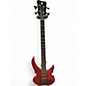 Used 2005 Warwick VAMPYRE LTD 4 STRING Crimson Red Burst Electric Bass Guitar thumbnail