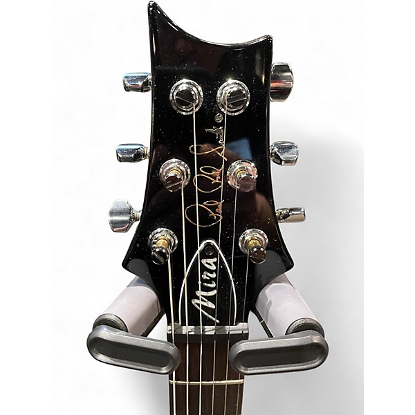 Used PRS Mira Black Solid Body Electric Guitar