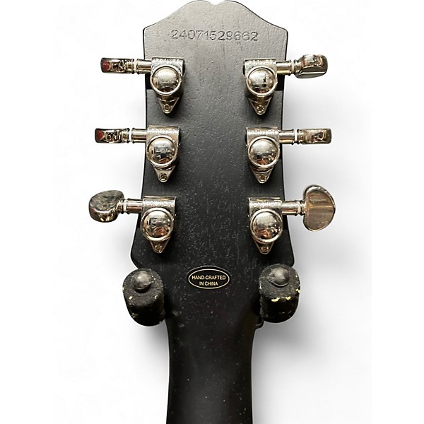 Used Epiphone Les Paul Traditional Pro IV Worn Ebony Solid Body Electric Guitar