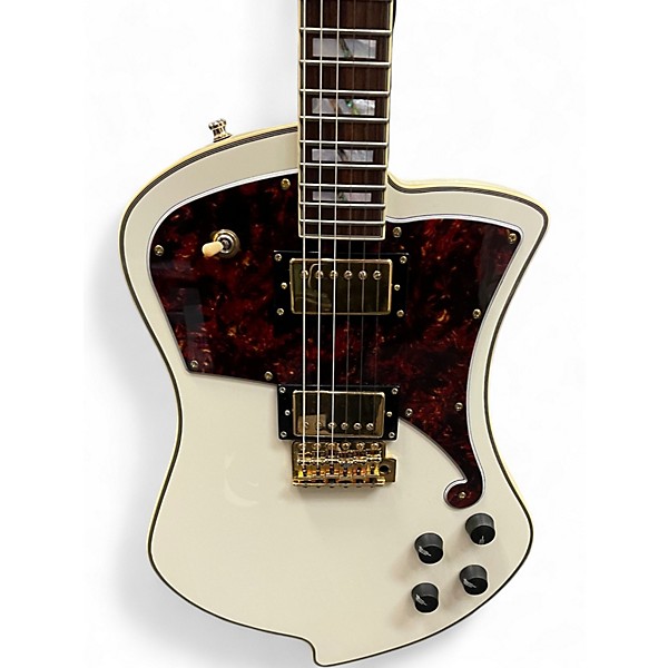 Used D'Angelico DELUXE LUDLOW Classic White Solid Body Electric Guitar