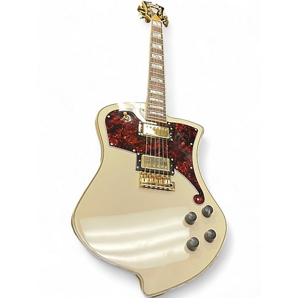 Used D'Angelico DELUXE LUDLOW Classic White Solid Body Electric Guitar