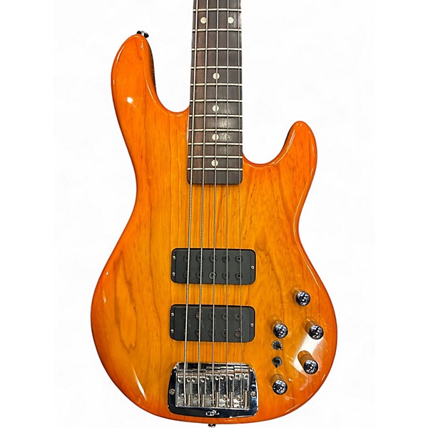 Used G&L Tribute L2500 5 String Honey Burst Electric Bass Guitar