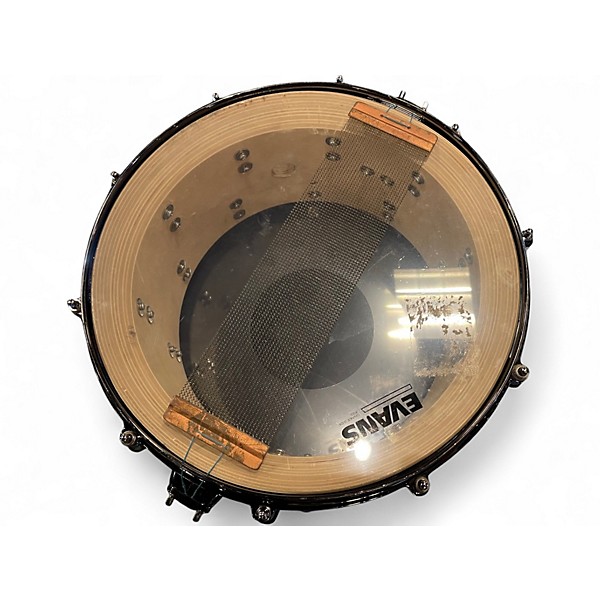 Used Orange County Drum & Percussion 14X7 Miscellaneous Snare SPARKLE WHITE TO BLACK FADE Drum