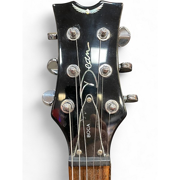 Used Dean BOCA Black Hollow Body Electric Guitar