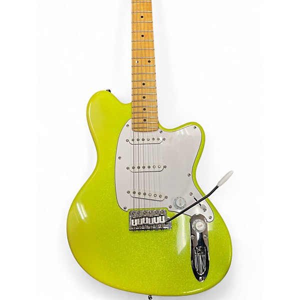 Used Ibanez YY10 SLIME GREEN Solid Body Electric Guitar