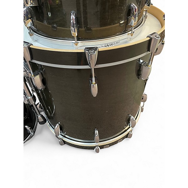 Used Pearl 6 Piece Masters MCX Series Black Ebony Mist Drum Kit