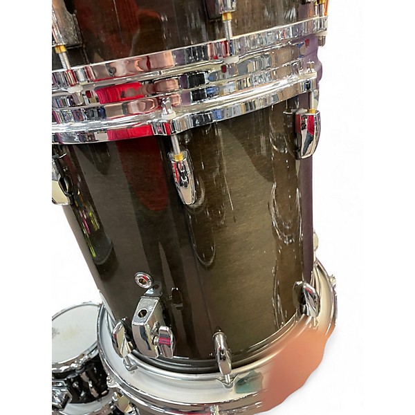 Used Pearl 6 Piece Masters MCX Series Black Ebony Mist Drum Kit