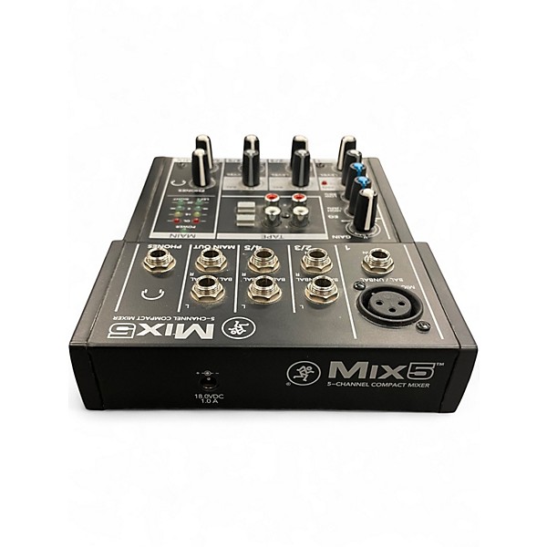 Used Mackie Mix5 5 Channel Compact Unpowered Mixer