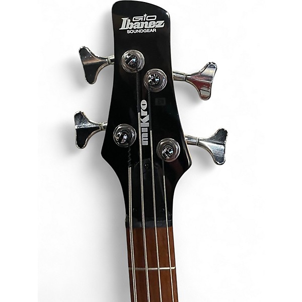 Used Ibanez GSRM20 Mikro Short Scale Blue Electric Bass Guitar