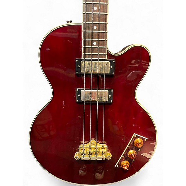 Used Epiphone Allen Woody Signature Wine Red Electric Bass Guitar
