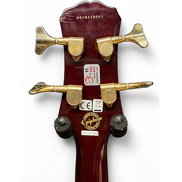 Used Epiphone Allen Woody Signature Wine Red Electric Bass Guitar
