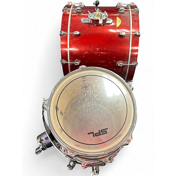 Used SPL 5 Piece Velocity Kit Red Drum Kit